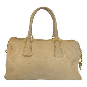 Prada Tan shoulder Beige handbag Pink bag leather
